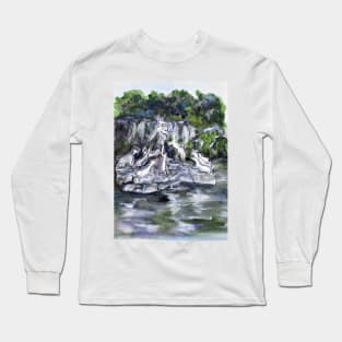 Actaeon Fountain Caserta Long Sleeve T-Shirt